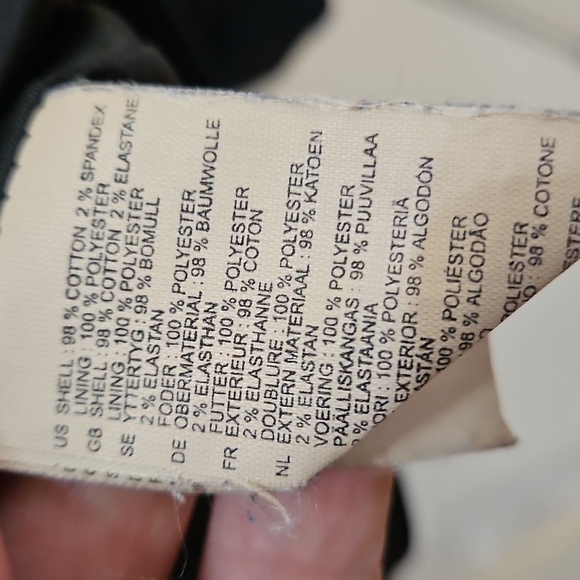 H&M Black Denim Short Waist Jacket Womens Sz 8 - Picture 6 of 9